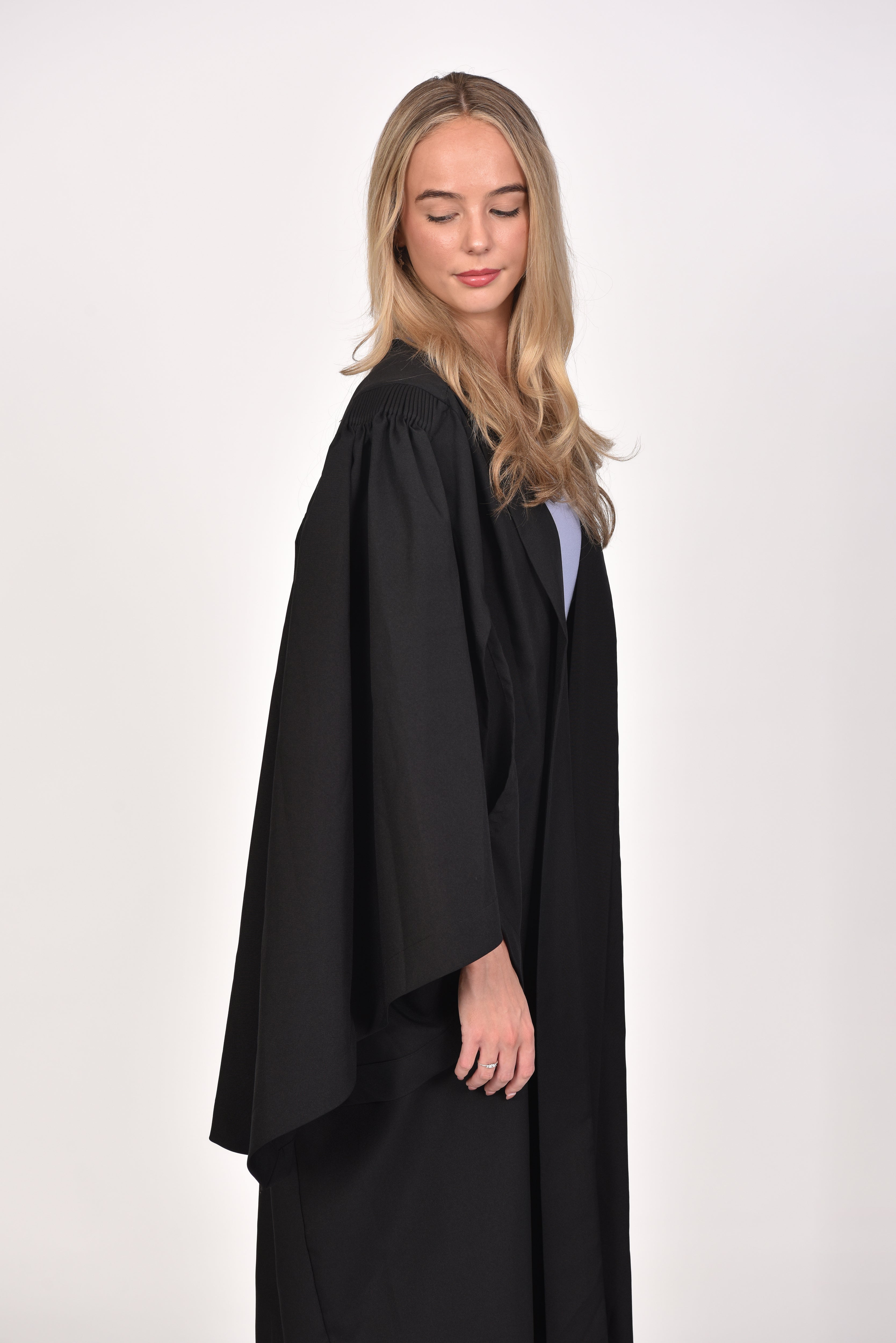 Adult Sized Black Graduation Gown
