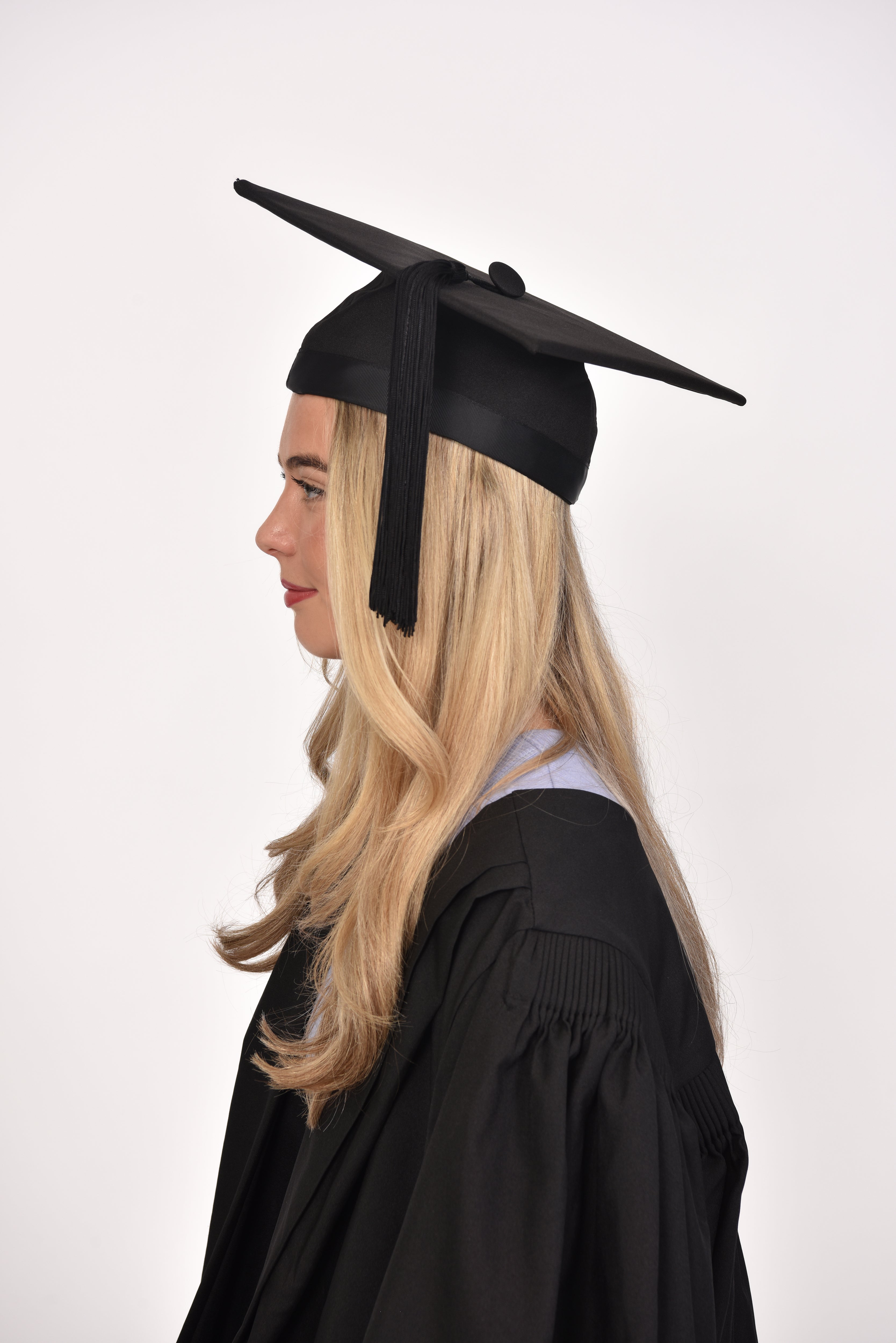 Premium Graduation Mortarboard Hat Side View