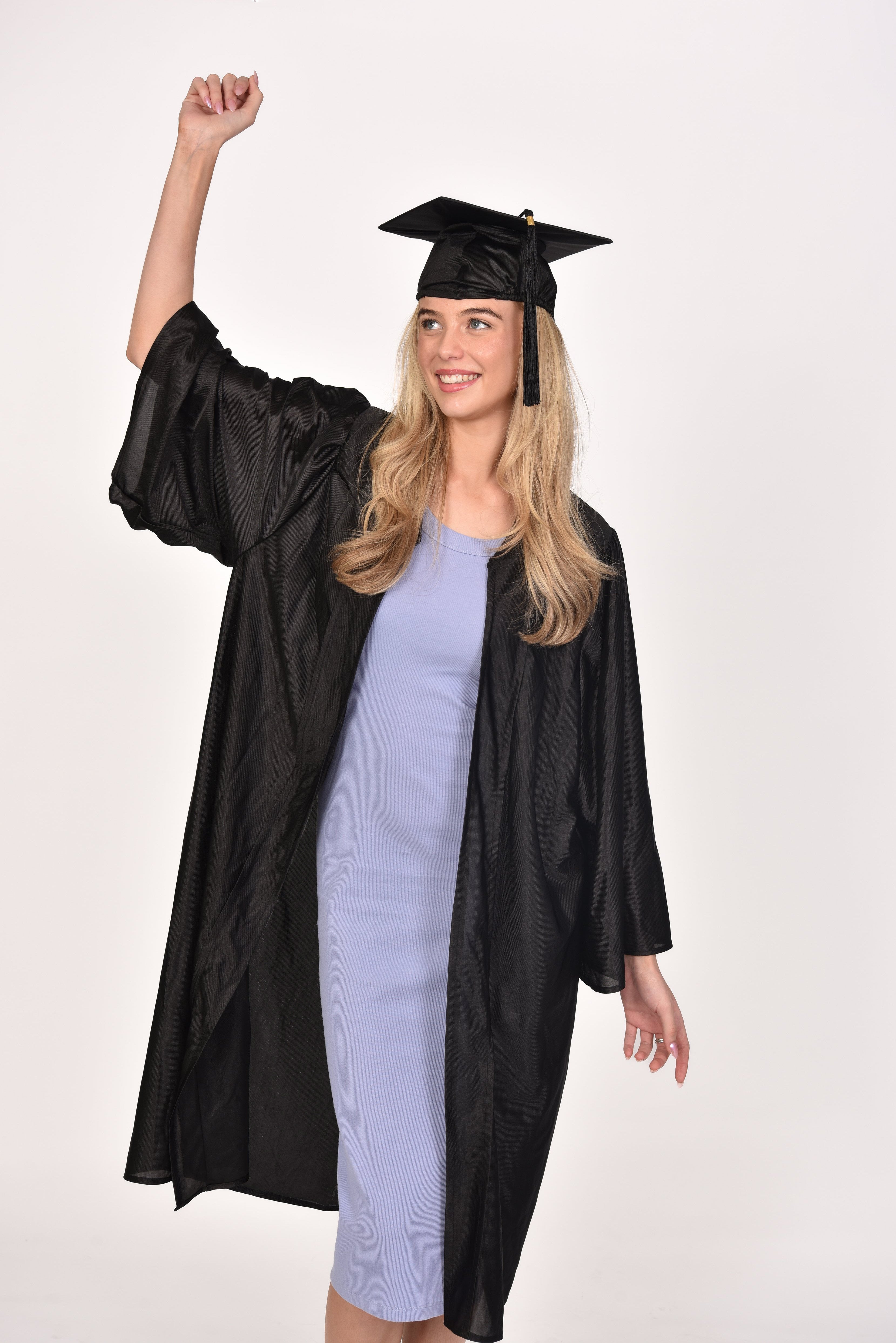 Graduation Gown and Mortarboard Set