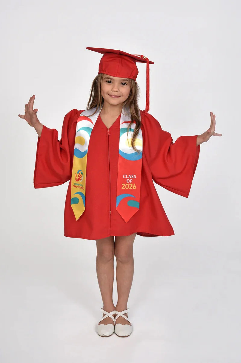 Full colour printed graduation sash - preschool sized