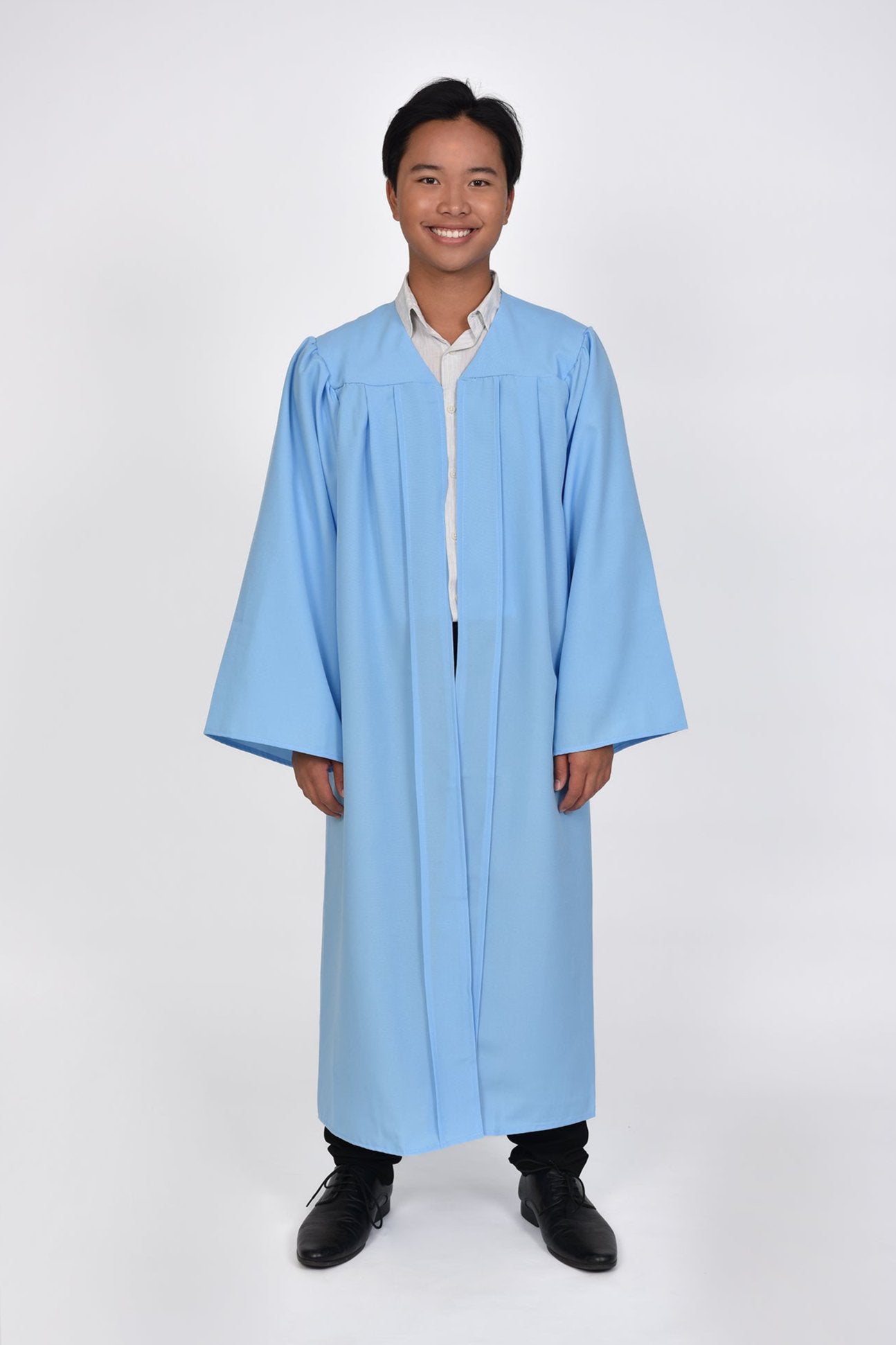 Light Blue Graduation Gown