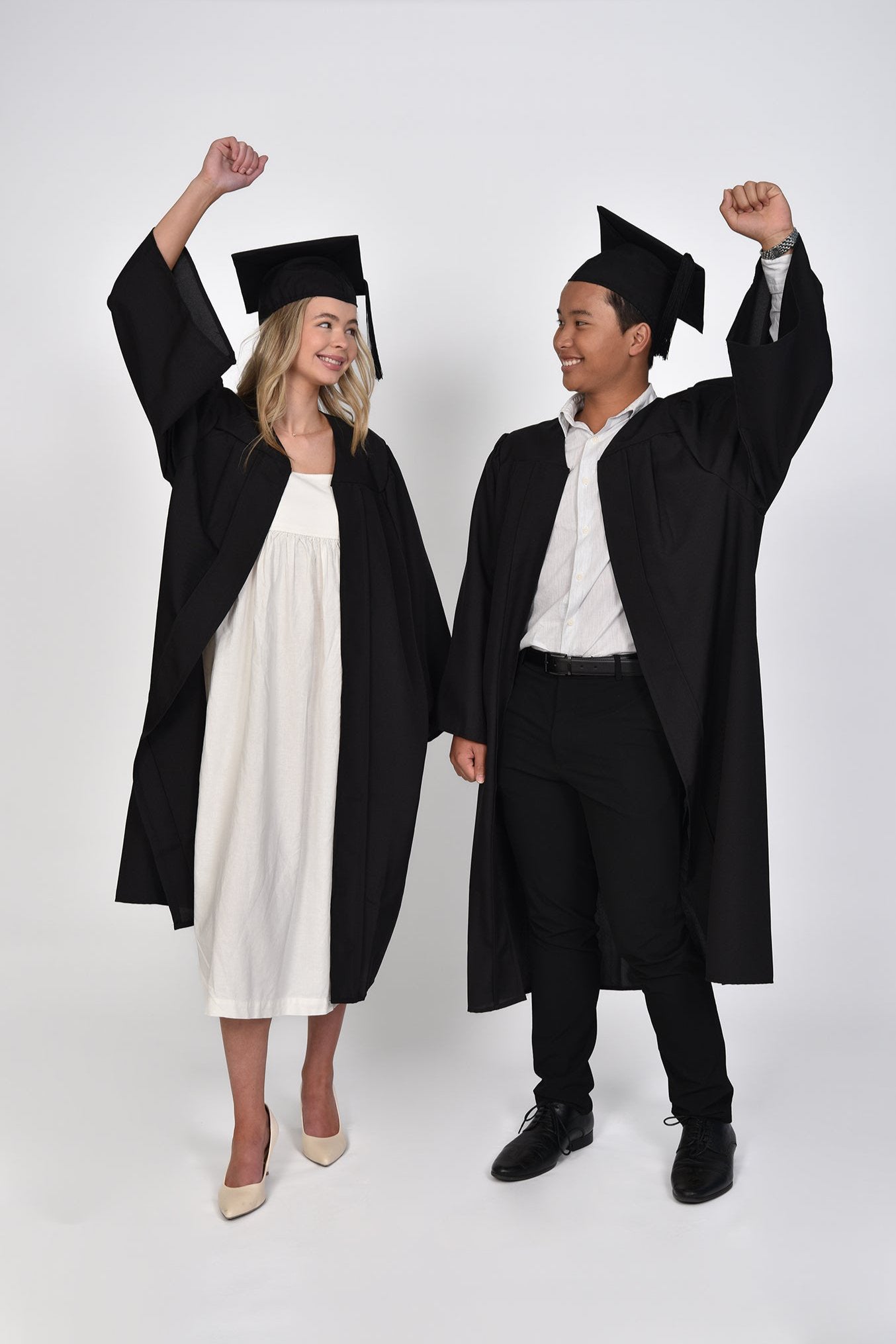 Graduation Gown and Mortarboard Set