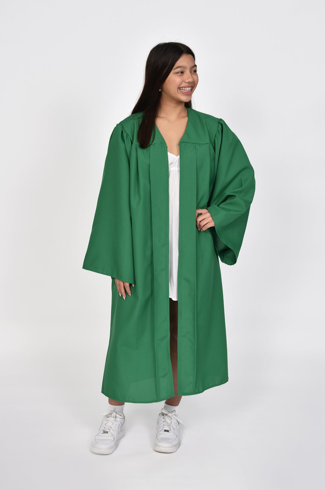 Student Academic Graduate Gown in Green