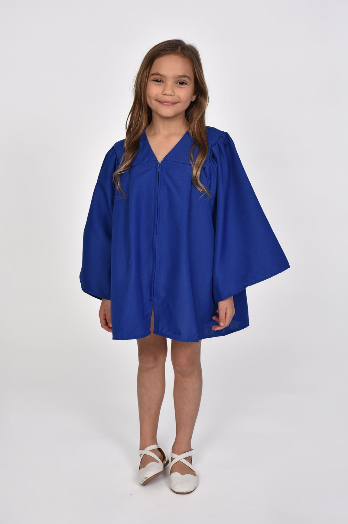 Blue graduation gown for children