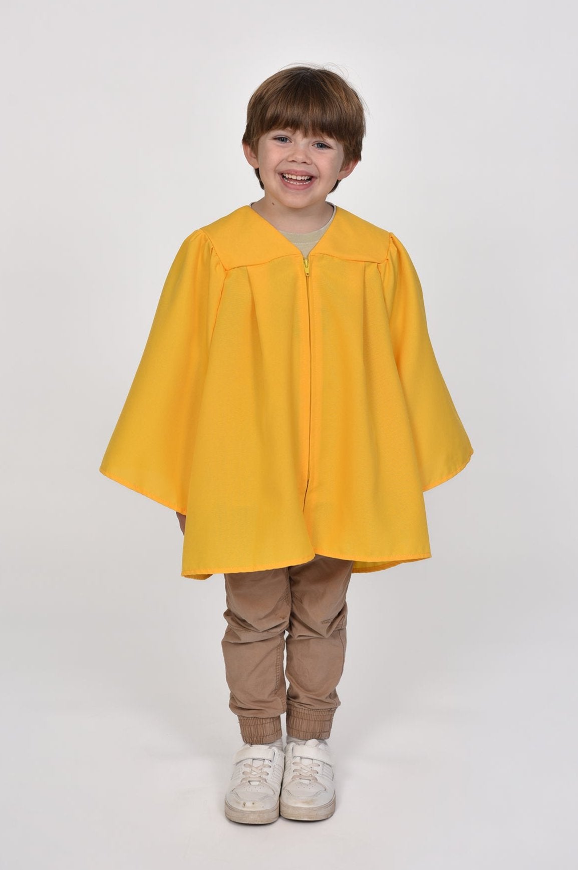 Yellow graduation gown for children