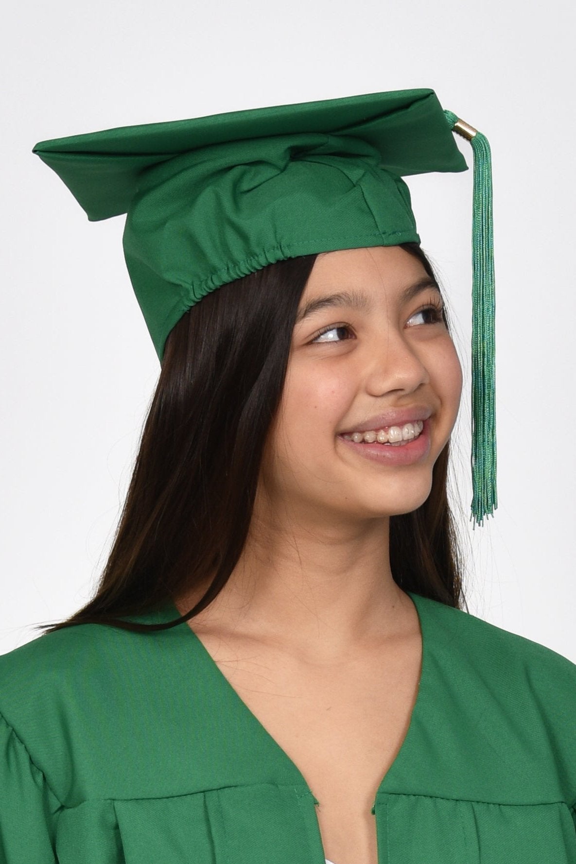 Green Graduation Hat - Primary School Students