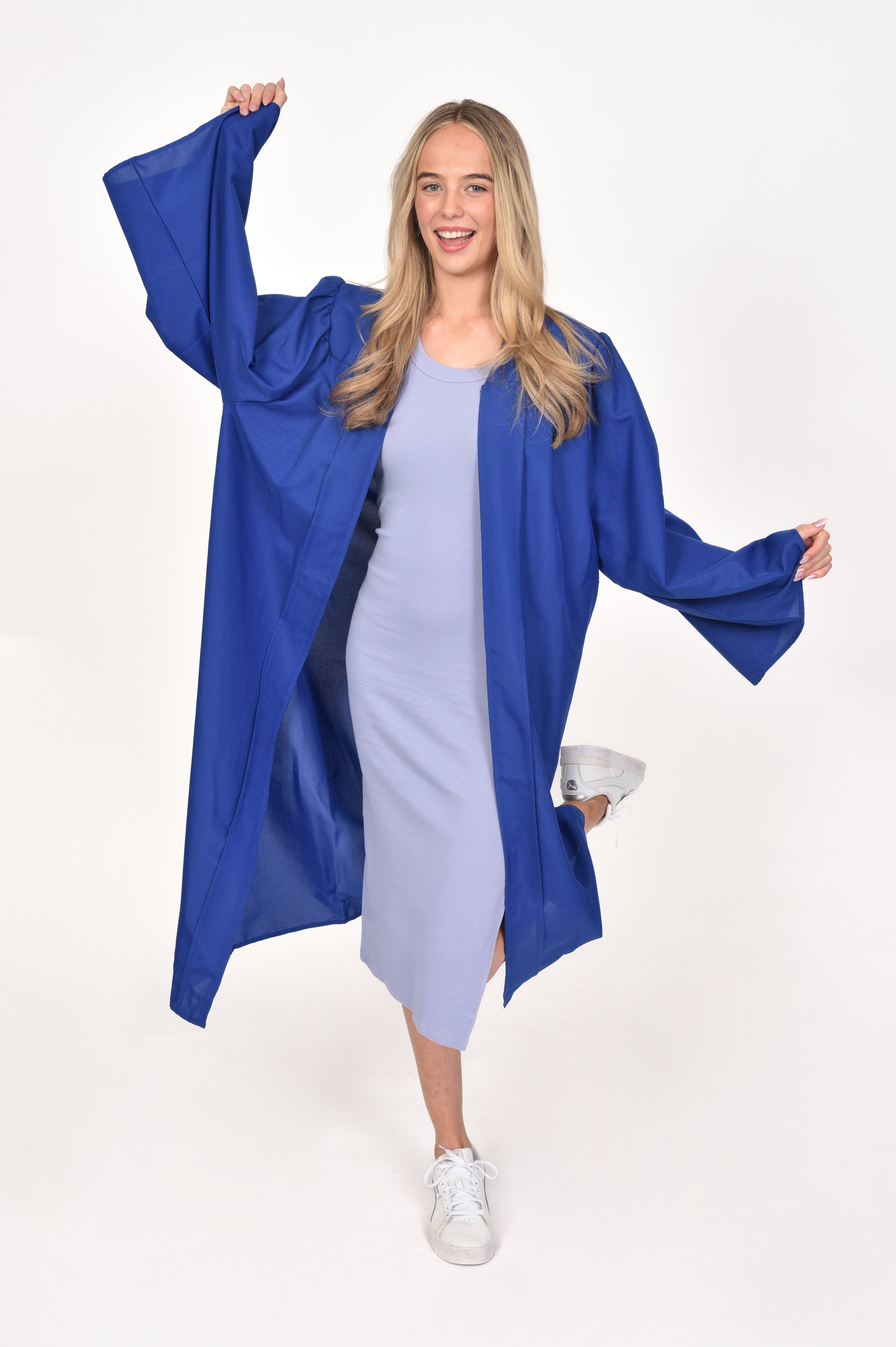 Blue Graduation Gown