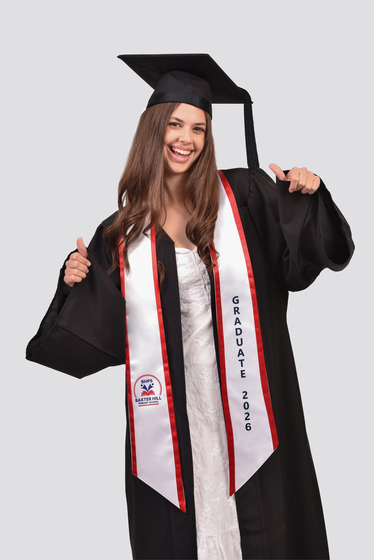 Graduation Sash - Edge Trim