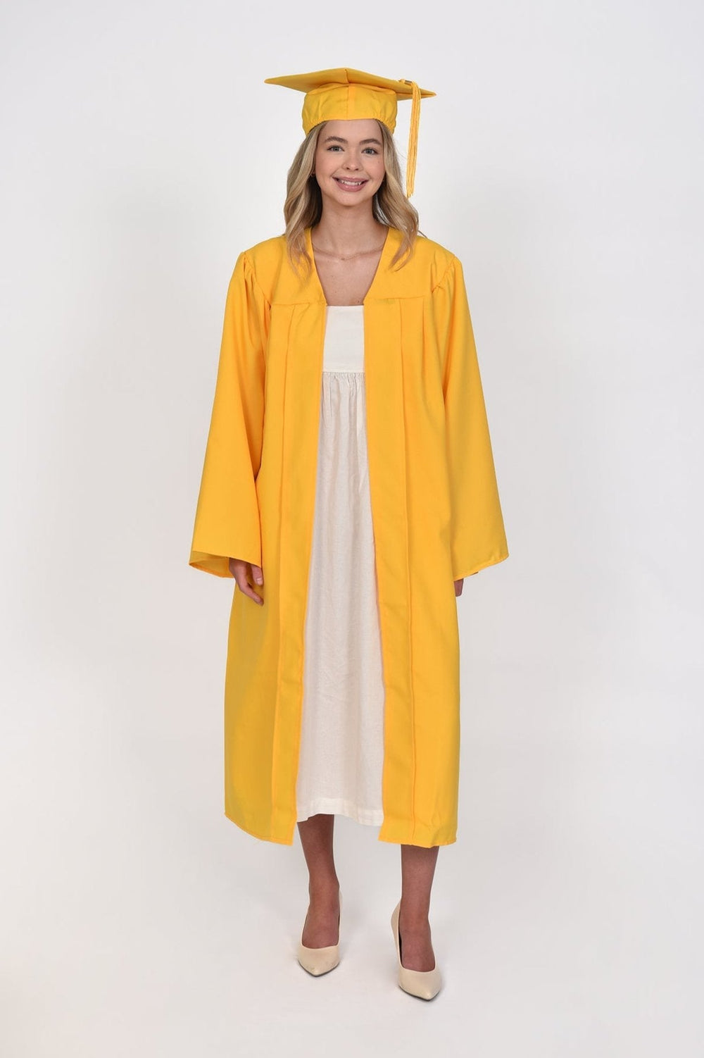 Adult Graduation Cap & Gown Set | Sash & Gown