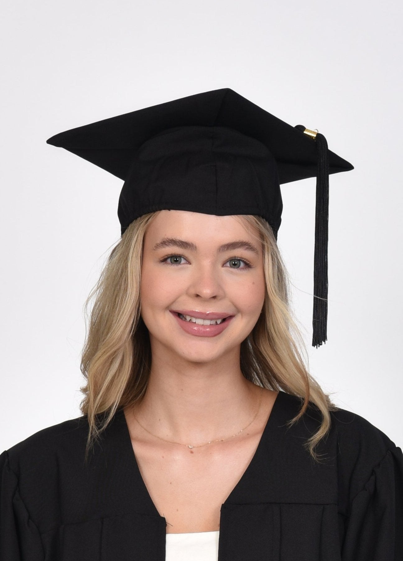 Black Graduation Mortarboard Cap - Adult Sized